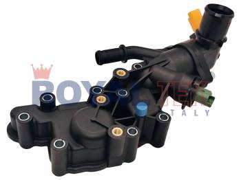 TERMOSTATO COMPLETO ROYALTEK PEUGEOT 208 / CITROEN C3 -- 1.5 8V --- COMBO RTTRM026 + RTTRM048 - TEMPERATURA 103 --- OEM 9675916080